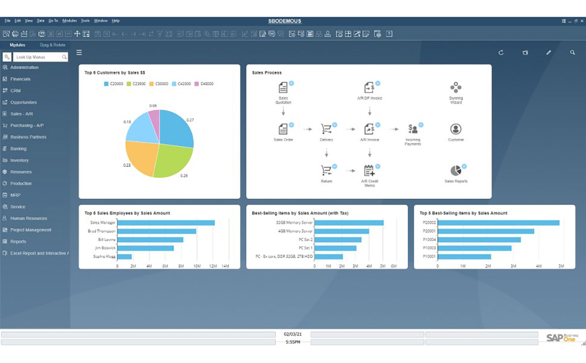 SAP Business One采購與庫存功能